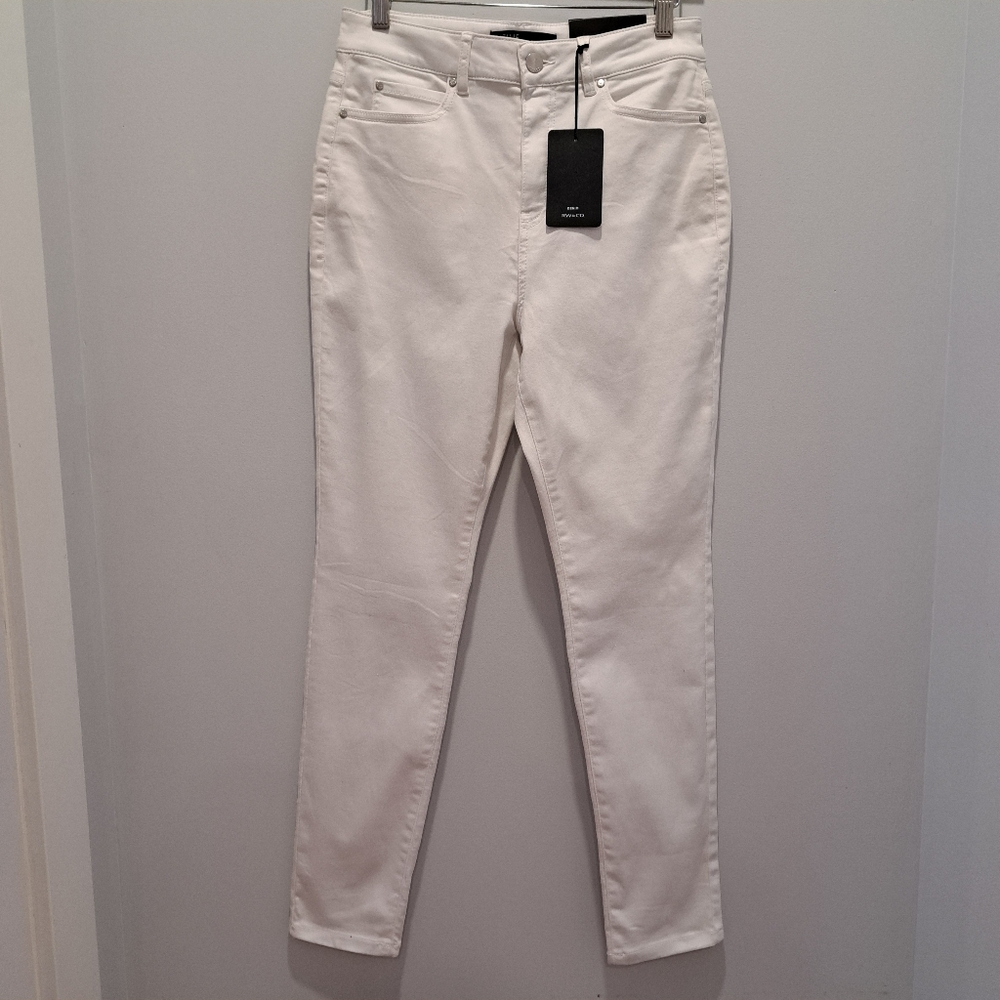 RW&Co. Natalie White Summer Skinny Preppy Minimalist Jegging Jeans Womens M